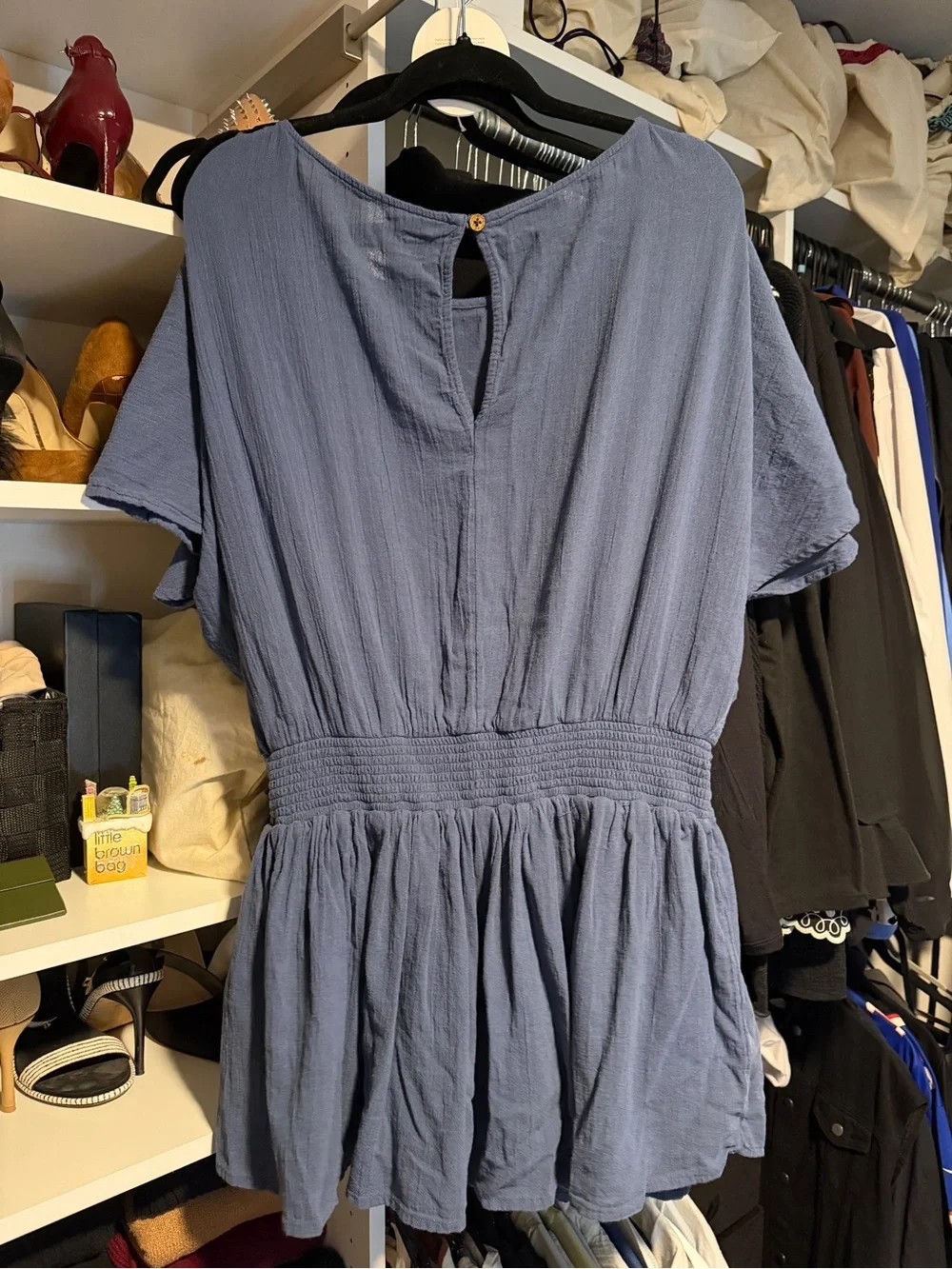 Free People Short Sleeve Mini Dress